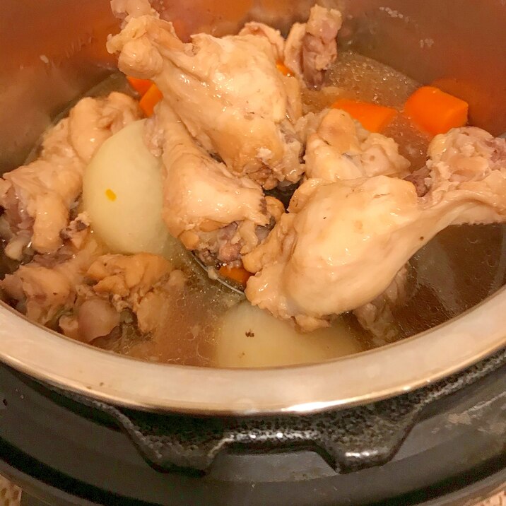 鳥手羽元　大根　さっぱり煮　インスタントポッド